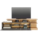 Mömax tv-element limit, barva hrasta, temno siva | Shoptok.si