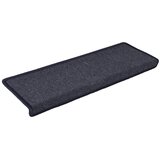  Prostirke za stepenice 30 kom 65x21x4 cm tamno sive i plave pravokutne rubove | shoptok.hr