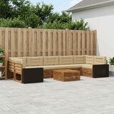  Set vanjskih sofa 8 kom. Prirodna i bež | shoptok.hr