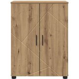 vidaXL kopalniška omarica s polico artisan hrast 60 x 35 x 80 cm | Shoptok.si