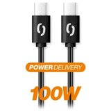 ALIGATOR DATKP46 - USB-C na USB-C kabl, 100 W USB Power Delivery, 1,5 m, crna | Eponuda.com