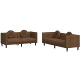 Maison Chic Sedežna garnitura - kavč 2-delna z vzglavniki rjav žamet, (21728508) | Shoptok.si