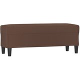  Klupa smeđa 100 x 35 x 41 cm od umjetne kože | Eponuda.ba