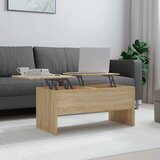  Stolić za kavu boja hrasta 102x50,5x46,5 cm konstruirano drvo | shoptok.hr
