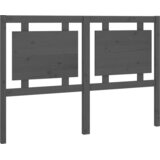  Uzglavlje za krevet sivo 145,5 x 4 x 100 cm od masivne borovine | shoptok.hr