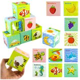  Edukativne mekane kocke za učenje i igru sa motivima - 7x7 cm | shoptok.hr