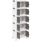  Složiva kutija za pohranu kotačima 5razine 28L 48,5x29,5x139 cm | shoptok.hr