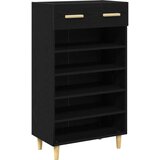  Ormar za cipele Crni hrast 60 x 35 x 105 cm Konstruirano drvo - Crni hrast | shoptok.hr