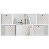  Sklopive kutije za pohranu 4 kom krem 32x32x32 cm od tkanine | shoptok.hr