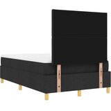 Krevet s opruga kutije s jastukom Crna 200 x 120 cm tkanina | shoptok.hr
