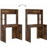 vidaXL Stol Dimljeni hrast 91 x 50 x 149 cm Konstruirano drvo | shoptok.hr
