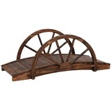  Vrtni most s ogradama 99 x 50 x 38 cm od masivne jelovine | shoptok.hr
