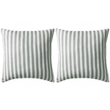 Furnova Zunanje blazine 2 kosa črtaste 45x45 cm sive, (21930568) | Shoptok.si