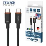 Ansmann USB tip C na USB tip C kabl dužine 60cm ( 4458 ) Cene