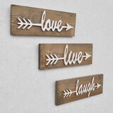 Hanah home Aa085 Walnut Decorative Spruce Wall Accessory | ePonuda.com