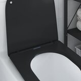  WC daska Crna 47 x 36 x 3,4 cm Duroplast | shoptok.hr