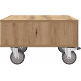  Stolić sa kotačima Umjetnički hrast 50,5 x 50 x 30 cm | shoptok.hr