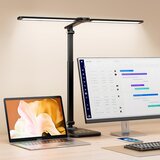 CHARYJOD LED namizna svetilka z dvema glavama in USB Cene