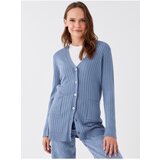 LC Waikiki Women's V-Neck Patterned Long Sleeve Cardigan | shoptok.hr
