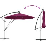  Senčnik Bordeaux rdeča 294 x 294 x 248 cm Poliester in aluminij, (5000187699) | Shoptok.si