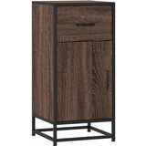 Maison Chic Komoda - Predalnik rjavi hrast 35,5x35x76 cm inženirski les in kovina, (21720671) | Shoptok.si