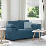  Dvosjed Plavi 160x77x82 cm Baršun | shoptok.hr