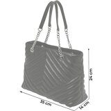 Armani Exchange Nakupovalna torba črna / srebrna | Shoptok.si