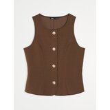 Sinsay Elegantni odijelo prsluk s dekorativnim gumbima | shoptok.hr