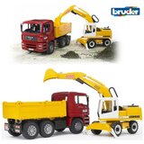 Kamion MAN sa rovokopačem Liebherr 027513