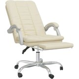  Pisarniški stol krem umetno usnje, (20669396) | Shoptok.si