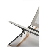 Maison de Rêve Kremno bela oblazinjena zakonska postelja s prostorom za shranjevanje 160x200 cm Tate – | Shoptok.si