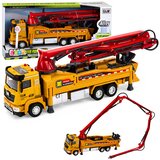 Concrete Pump Truck with Lights, Sounds, Water, Drive 1:40 Cene