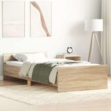  Okvir kreveta s uzglavljem Hrast sonoma 80 x 200 cm - Hrast sonoma | shoptok.hr