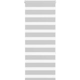 vidaXL Zebra senčilo svetlo sivo 55x150 cm tkanina širina 50,9 cm, (22046884) | Shoptok.si