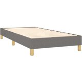  S oprugama i madracem tamnosivi 90x200 cm od tkanine | shoptok.hr