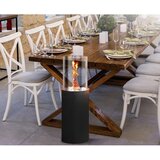 BIO kamin ROMA 26,5x80,5 cm 2kW crna + zaštitni poklopac | Eponuda.com