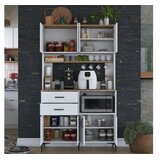 Hanah home Komoda s ladicama JE179 3402, 120x204.2x40 cm, Bijela | Eponuda.ba