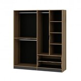 Hanah home Elina 7199 Ormar, 180x210x52cm, Antracit | Eponuda.ba