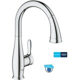 Grohe QuickFix izvlečna kuhinjska armatura enoročna Parkfiel | Shoptok.si