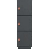  Visoka komoda siva 34 x 40 x 108 5 cm od masivne borovine | shoptok.hr