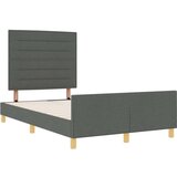  posteljni okvir temno siv 120x200 cm tkanina, (22049326) | Shoptok.si
