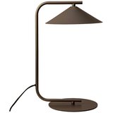 Micadoni Smeđa metalna stolna lampa (visina 42 cm) Nocte – Cijene