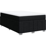  Krevet s oprugama i madracem crni 120 x 200cm od tkanine | shoptok.hr