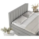 Maison de Rêve Svetlo siva boxspring postelja s prostorom za shranjevanje 200x200 cm Ruby – | Shoptok.si