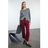 Trendyol Claret Red Balloon Pattern Woven Trousers | Shoptok.si