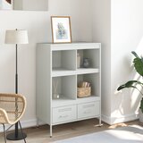  Visoka komoda bijela 68x39x101,5 cm od čelika | Eponuda.com