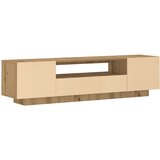 TV ormarić LED boja hrasta 160x35x40 cm konstruirano drvo | shoptok.hr