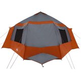  Kabinski šotor s streho Siva in oranžna 405 x 405 x 273 cm, (5000091105) | Shoptok.si