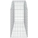  Gabionska košara s lukom 200x50x80/100 cm pocinčano željezo | shoptok.hr