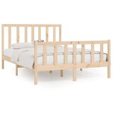  Okvir za krevet od masivnog drva 140 x 200 cm | shoptok.hr
